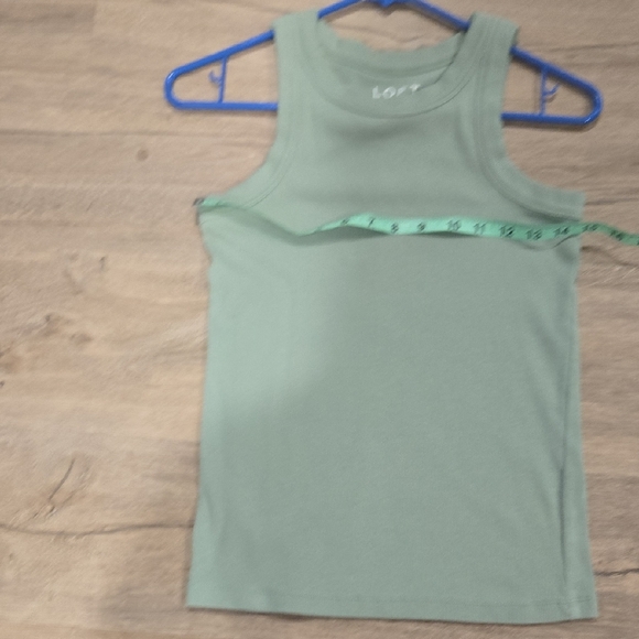 LOFT Sage Green Tank Top - Picture 5 of 5